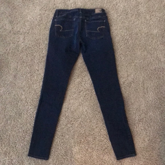American Eagle Dark Wash Skinny Jeggings - Picture 2 of 3